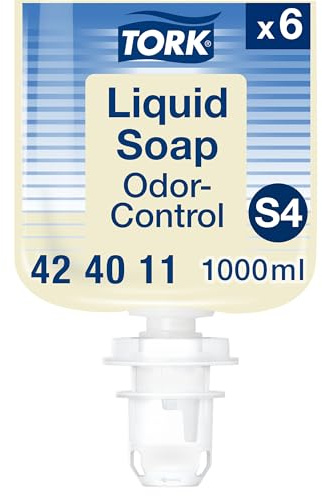 Tork Odor-Control Flytande Tvål S4, 6 x 1 000 ml, 424011