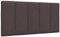 vidaXL Kopfteil-Kissen Dunkelbraun 100 cm Stoff, Kopfteilkissen, Kopfkissen, Lesekissen, Kopfteilpolster, Rückenkissen, Kissen-Kopfteil