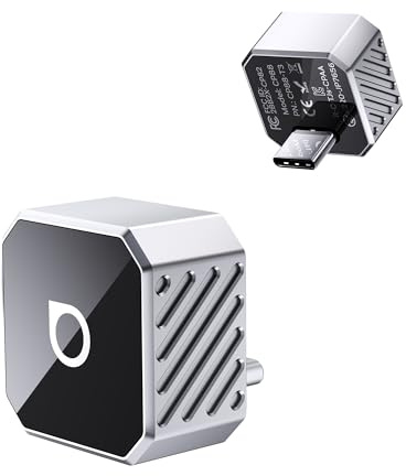 Ottocast Mini Cube 3.0 Trådlös CarPlay-adapter – Ultra-Mini USB-C-dongel, Automatisk Återanslutning på 5–8 s, Minnesstöd för Två Telefoner, Från Trådbunden till Trådlös CarPlay & Android Auto