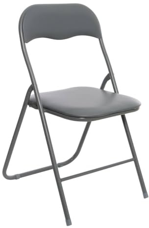 Atmosphéra Lot de 1 chaises Pliantes Grise