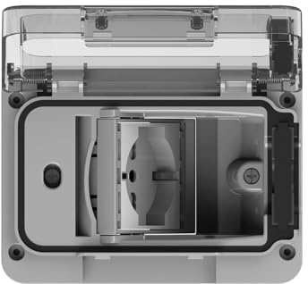 4box - Funda Wide Grado de protección IP55 Completa de Enchufe Schuko bivalente para Caja empotrada 3 módulos Protección Total Incluso con Enchufe insertado Color Gris RAL 7035