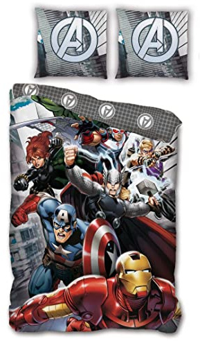 Aymax, Funda de edredón Vengadores Personajes de Avengers