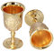 2 piezas de cáliz real, copa de vino en retro, cáliz de oración en la iglesia, copa de whisky, colección de adornos de regalo de copa de vino de acero inoxidable en metal vintage de estilo real