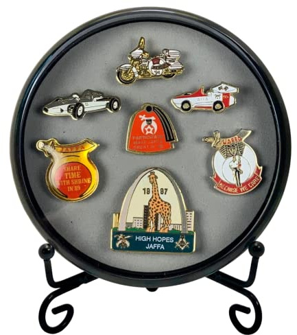 Kudos Pin Display Case with Stand - Shadow Box for Lapel Pin, Collector Pin - Display Board for Pin Collection