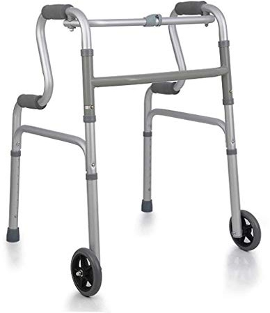 Andador para Ancianos Plegable Andador para Ancianos Reposabrazos Ajustable, Andador para Discapacitados Sin Ruedas para Ancianos