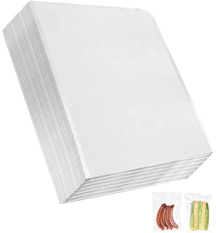 Sinlaw 100 Sacs Sous Vide Alimentaire, Sacs sous Vide gaufrés Combo Maison 20x30 cm,Sac Congelation Sous Vide pour Toutes les Machines à Sceller Sous Vide