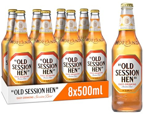 Old Session Hen Beer, 8 x 500ml Bottles, Session Ale