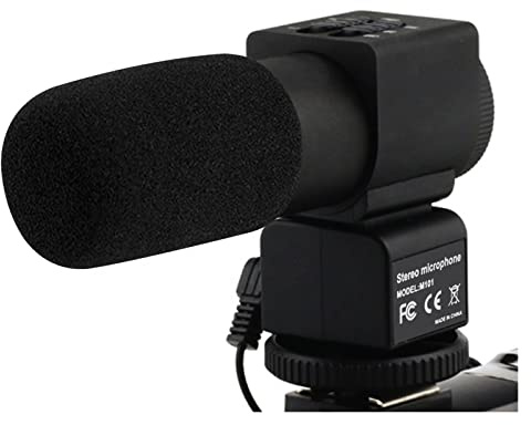 Digitalkamera, Kamera och videomikrofon Professionell Studio Digital Video Stereoinspelning 3,5 mm mikrofoner for kamera