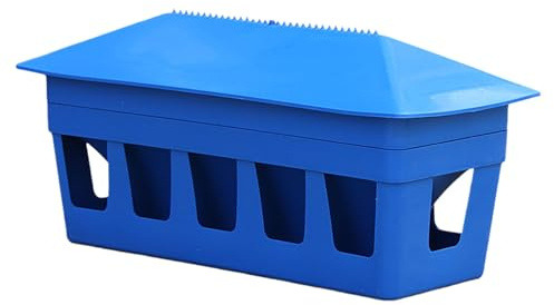 Pitadue Alimentador automático para palomas con 12 agujeros de alimentación y gran capacidad de 7 libras para un cuidado eficiente de las aves alimentador automático de palomas