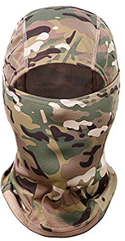 Yongbest Balaclava-Gesichtsmaske, Tarnmaske, Balaclava, Sturmhaube für Männer, Frauen, Sport, Outdoor, Jagd, Radfahren, Motorradfahren, Skifahren
