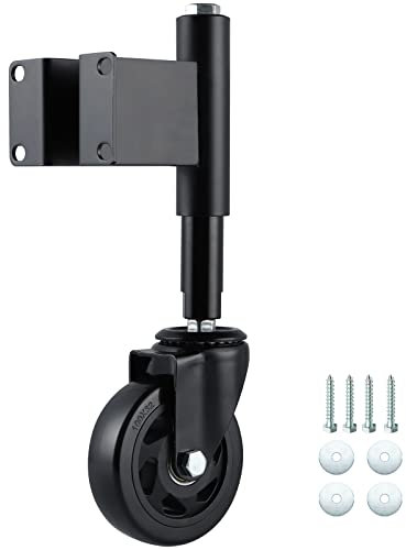 Skelang Roue de portail roulant 100mm, roue pivotante pour portail, roulette à ressort pour supporter un portail lourd et empêcher le portail de s'affaisser, capacité de charge 226kg