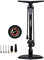 GOBKO Fahrradpumpe Luftpumpe Fahrrad Französische Ventile mit Manometer, Luftpumpe für Rennrad MTB Sportballpumpe Hochdruck 160 Psi und 11 Bar