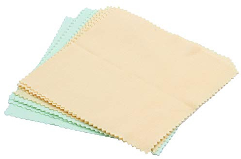 Gkhowiu Lot de 10 chiffons de nettoyage en microfibre pour lunettes de vue / lunettes de soleil / objectifs d'appareil photo / CD / DVD / PDA /