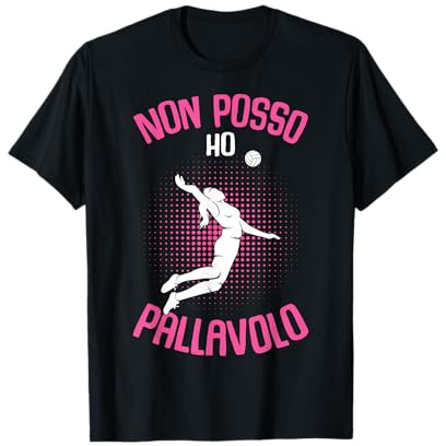 Non Posso Ho Pallavolo Bambina Donna Maglietta