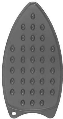 HARFINGTON Silicone Iron Rest Pad, Multipurpose Iron Hot Resistant Mat Iron Rest Plate for Ironing Board Hot Heat Resistant Steam Compact Mat, Grey