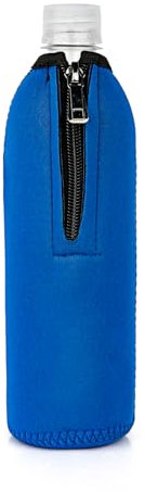 Linkidea Funda desechable para Botella Agua de 16.9 onzas líquidas Compatible con Smartwater, Crystal Geyser, Arrowhead y la mayoría Las Botellas 16.9 onzas, Soporte Aislado para Enfriador Botellas