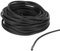 10 Meter Gummikeder Schwarz, aus Kunststoff PVC rund für Spannrahmen, Gummi für Fliegennetz Spannrahmen Mückennetz Insektenschutznetz (Ø 7 mm)