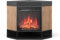 Vicco Caminetto elettrico Lynea, Nero, 100 cm con effetto fiamma realistico e riscaldatore da 1800W