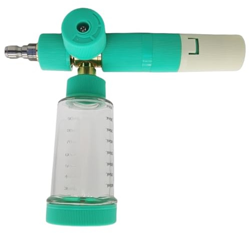 Botella De Espuma con Pulverizador Pulverizador de Espuma líquida, Botella rociadora jabón Ajustable con Conector rápido for Limpiar Autos para Lavado Autos(Color3)