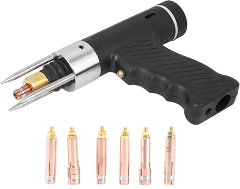 Generic Pistola per Saldatura per Perni Torcia per Saldatura CD Durevole per Pinza in Alluminio, Rame, Acciaio, Ottone, 6 per Professionisti