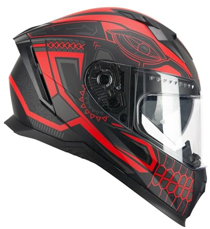 CGM 311M BLAST MAYA Nero Rosso opaco M