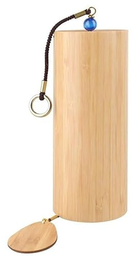 Générique Carillon éolien Aqua en Bambou pour thérapie sonore avec Cordes en Bambou pour Yoga, méditation, Jardin(Autumn D Chord)