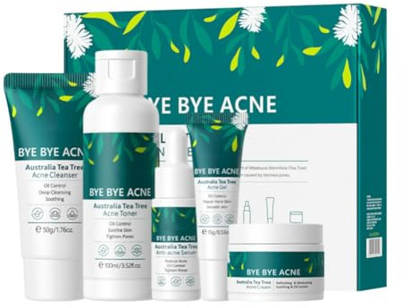 Autmor Set de Soins pour le Visage Complet Kit de Soins Visage Hydratant Nourrissant et Contrôle d'Huile Adapté à Tous les Types de Peau Idéal pour Cadeau Femme Beauté avec Mini Format de Voyage