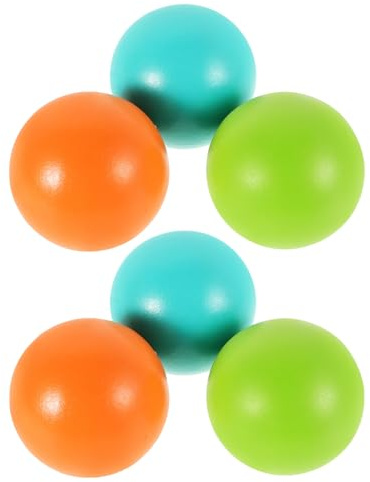 Gatuida 6 Palline da Croquet per Bambini: Palline da Gioco da Giardino in Legno per Bambini Piccoli, Giocattolo da Giardino, attività Divertente per la Famiglia, per L'Estate e i Picnic.