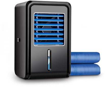 Colchón de agua de refrigeración con refrigerante de 2,5 L, control de viento de 4 velocidades, control de temperatura, temporizador de 12 horas, ideal para el hogar o dormitorio