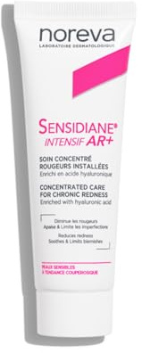 Noreva - Sensidiane AR+ Intensif - Soin Concentré Rougeurs Installées - Unifie les Imperfections, Apaise - Enrichi en Acide Hyaluronique - Peaux Sensibles - Fabrication Française - 30ml