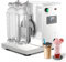 VEVOR Máquina Mezcladora de Té con Leche de 120 W, Máquina Mezcladora de Batidos de Doble Cabezal, Licuadora de Batidos Ajustable de 0 a 180 s con Taza de PC de 1 L, para Tienda de Té con Leche