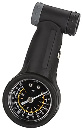 Manomètre de Pneu, Manomètre de Pression D'air de Pneu de Vélo de Route avec Valve Schrader, Outil de Réparation de Vélo pour Accessoire de Cyclisme de Montagne