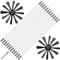Junhui Kit Brosse Nettoyage Cheminée, Cheminées Brosse Kit de Ramonage avec 12 Tiges Flexibles de 410mm, 2 Têtes de Brosse Ø200mm et 1 Tige Hexagonale pour Tuyaux de Chaudière Tuyaux de Ventilatio