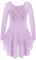 Arshiner Ballett Kleider Kinder Mädchen Ballettkleidung Tanzkleider Lila Baumwolle Tanzbekleidung Ballett Trikot mit Rock Tutu 150/7-8 Jahre
