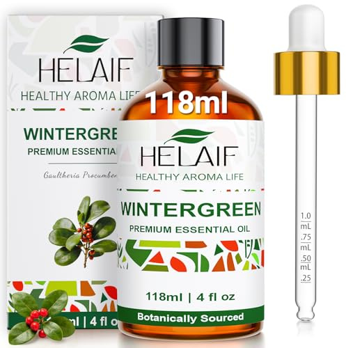 HELAIF Aceite Esencial de Acebo 118 ml (4 OZ) Extracto Destilado Fresco y Revitalizante Adecuado para Saquitos Aromáticos DIY Relajación Muscular y Difusión