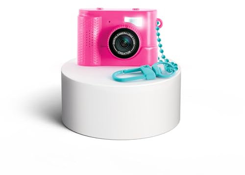 Canal Toys - Photo Creator - Mini Appareil Photo & Vidéo Numérique pour Enfants 8 Ans+ - Idée Cadeau pour Créer des Souvenirs avec tes Amis - Amuse Toi avec Les Filtres – CLK 061 Rose