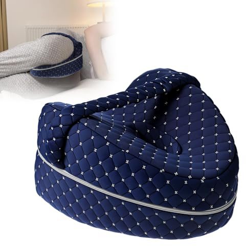 Shuul Leg Pillow Memory Foam Knee Pillow for Sleeping Alignment Pillows for Side Sleepers with Adjustable Strap