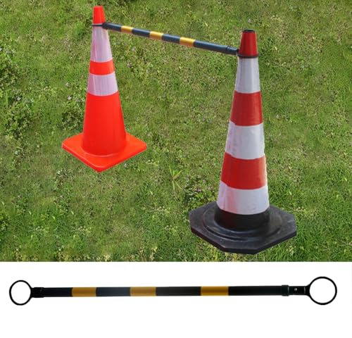 WEKONUMEX Conos de tráfico retráctiles, Cono de tráfico retráctil Multicolor Reflectante de 1,2 a 2 m
