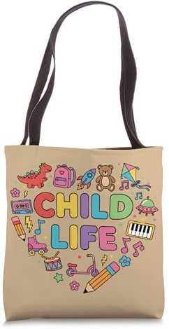 Child Life Kids Pediatric Nurse Child Life Specialist Tote Bag