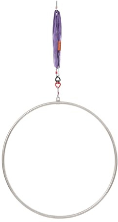 JUDEMII Aerial Hoop Set Acero Inoxidable Single Luftring Acrobatik con Suspensión