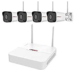 LIFEBOX WIFIKIT4PLUS Lifebox-LBXWIFIKIT4PLUS-Kit di sorveglianza-Kit di videosorveglianza 8 Canali WiFi 4 Telecamere, Disco Rigido 2T, Nessuna