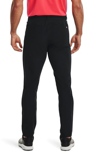 Under Armour Herren Drive 5 Pocket Pants Hose, Schwarz (001)/Weiß, 34W x 32L