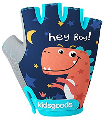 Kletterhandschuhe für Kinder | atmungsaktive Fahrradhandschuhe ohne Finger zum Reiten, rutschfeste Sporthandschuhe, bedruckt, Sporthandschuhe, Rollschuhlaufen, im Freien für Jungen