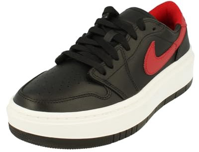 NIKE Air Jordan 1 Elevate Low Womens Trainers DH7004 Sneakers Shoes (UK 5.5 US 8 EU 39, Back Gym red White 061)