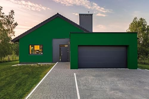 20 Litres - Smooth Acrylic Masonry Paint - Colours (Dark Green)