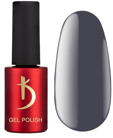 Kodi Professional Esmalte Semipermanente para Uñas - BW80 - Wet Grey - Gel Nail Polish UV LED - 7ml - Esmaltes en Gel de Uñas de Larga Duración - Gris húmedo
