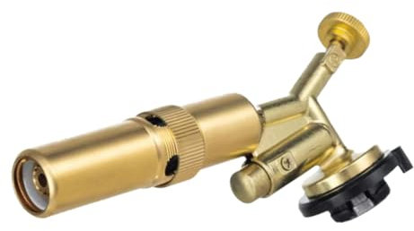 PRETYZOOM Gaz Portable Avec Tête Réglable Pour Camping Barbecue Allume Feu Pratique 15.5X6X2.1Cm