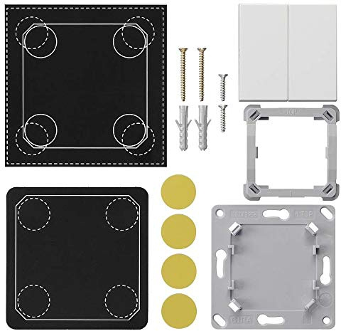 Gira Funk-Wandsender 2fach rws 823203 ohne Platine System 55 Zubehör für Installationsschalterprogramme 4010337031963