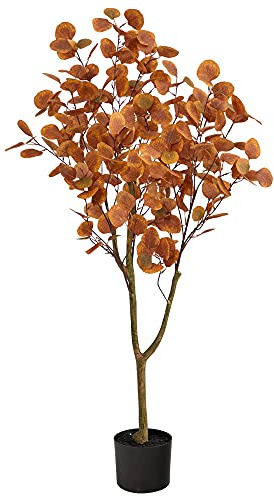 Nearly Natural 4ft Artificial Eucalyptus Tree Faux Greenery for Indoor Home Decor