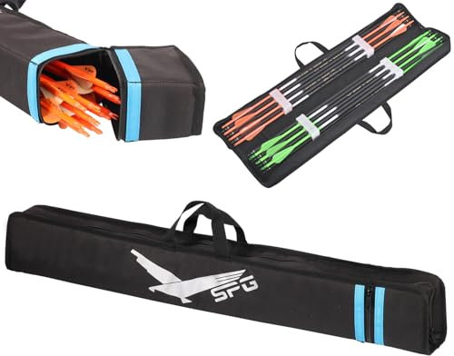 FENJANER Bogenschießen-Koffer – 83,8 cm tragbare, weiche, kompakte Pfeilbox, langlebig, leicht, Aufbewahrungsköcher, Outdoor-Jagd- und Zielschießtasche